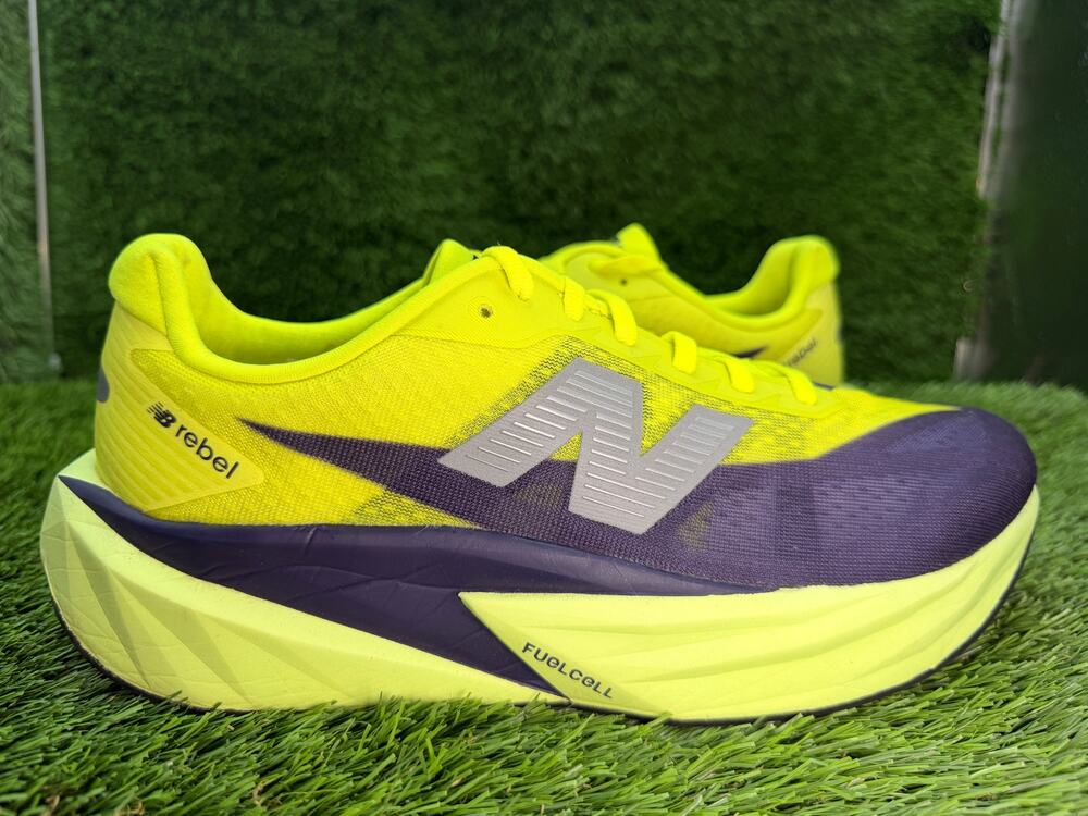 New Balance FuelCell Rebel V5 MFCX4TR Athletic Shoes Unisex M9/W10.5D Green Mesh